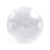 Replacement turn signal lens. Flat lens. Clear 86-23 H-D (with flat le