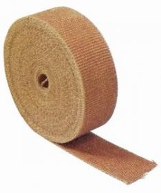 Exhaust insulating wrap 2'' wide/roll 15 M, Copper colour