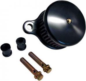 Joker Machine Air Cleaner High Performance Assembly Round Smooth Black