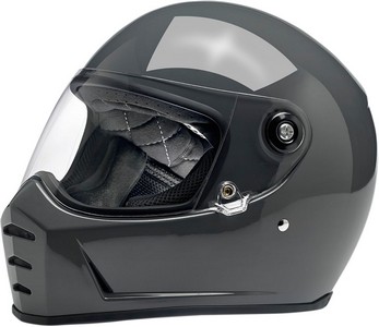 Biltwell Lane Splitter Full Face Helmet Gloss Storm Gray X-Small Helme i gruppen Kläder & Utrustning / Hjälmar / Biltwell Lane Splitter  hos Blixt&Dunder AB (010111552)