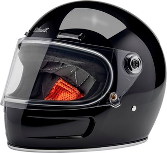 Biltwell Helmet Gringo Sv Gloss Black Xs Helmet Gr i gruppen Klder & Utrustning / Hjlmar / Biltwell Gringo SV hos Blixt&Dunder AB (010116254)