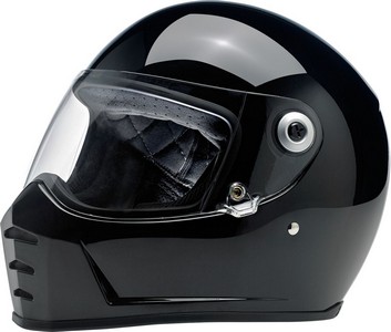 Biltwell Lane Splitter Full Face Helmet Gloss Black Medium Helmet Lane i gruppen Klder & Utrustning / Hjlmar / Biltwell Lane Splitter  hos Blixt&Dunder AB (01019935)