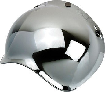Biltwell Polycarbonate Anti-Fog Bubble Shield Chrome Mirror Shield Bub i gruppen Klder & Utrustning / Hjlmar / Tillbehr till hjlmar / Bubbelvisir hos Blixt&Dunder AB (01310115)