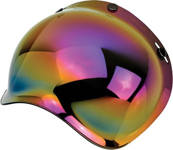 Biltwell Polycarbonate Anti-Fog Bubble Shield Rainbow Mirror Shield Bu i gruppen Kläder & Utrustning / Hjälmar / Tillbehör till hjälmar / Bubbelvisir hos Blixt&Dunder AB (01310116)