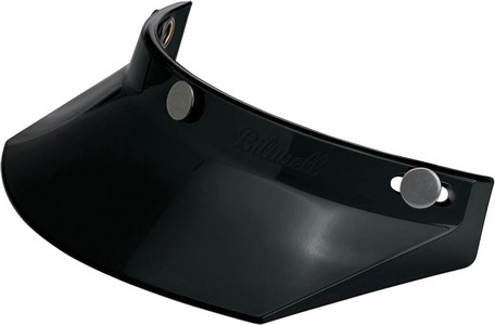 Biltwell 3-Snap Visor Black Visor Moto 3Snap Blk i gruppen Kläder & Utrustning / Hjälmar / Tillbehör till hjälmar hos Blixt&Dunder AB (01321009)
