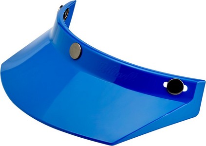 Biltwell 3-Snap Visor Blue Visor Moto 3 Snap Blue i gruppen Kläder & Utrustning / Hjälmar / Tillbehör till hjälmar hos Blixt&Dunder AB (01321138)
