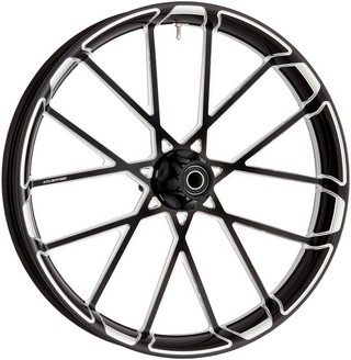 Arlen Ness Wheel Procross 21X3.5 Front With Abs Black 21X3.5 F.Prcros i gruppen Reservdelar & Tillbehör / Hjul & bromsar / Hjul / Aluminium-hjul hos Blixt&Dunder AB (02012229)
