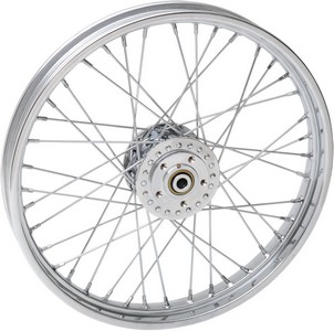 Drag Specialties Front Wheel 21X2.15 Single-Disc Chrome Wheel 21X2F Ch i gruppen Reservdelar & Tillbehr / Hjul & bromsar / Hjul / Kompletta ekerhjul 21