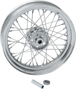 Drag Specialties Front/Rear Wheel 16X3 Chrome Wheel 16X3F/R Chr 67-72B i gruppen  hos Blixt&Dunder AB (02030420)