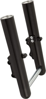 Arlen Ness Fork Legs Hot Legs Smooth Dual Disc Black Fork Legs Hot Leg i gruppen Reservdelar & Tillbehr / Fjdring / Framgaffel / Gaffelben hos Blixt&Dunder AB (04030187)