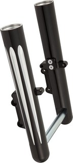 Arlen Ness Fork Legs Hot Legs Deep Cut Dual Disc Black Fork Legs Hot L i gruppen Reservdelar & Tillbehr / Fjdring / Framgaffel / Gaffelben hos Blixt&Dunder AB (04030189)