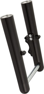 Arlen Ness Fork Legs Hot Legs Smooth Single Disc All Black Fork Legs H i gruppen Reservdelar & Tillbehr / Fjdring / Framgaffel / Gaffelben hos Blixt&Dunder AB (04030190)