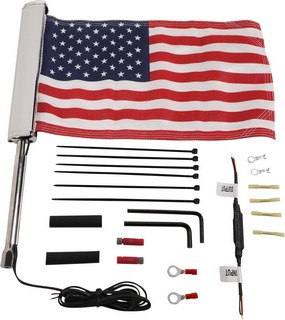Ciro Flag Us W/Lited Pole Flag Us W/Lited Pole i gruppen  hos Blixt&Dunder AB (05211772)