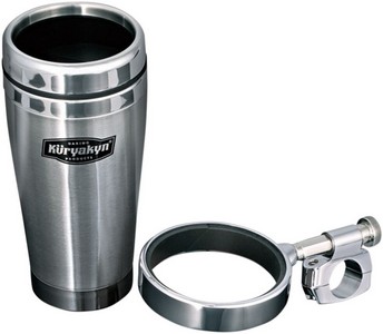 Kuryakyn Universal Drink Holder With Stainless Cup 1