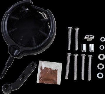 Kuryakyn Gloss Black Drink Holder, Universal Drink Holder W/1 Per i gruppen Klder & Utrustning / Montering styret hos Blixt&Dunder AB (06030688)