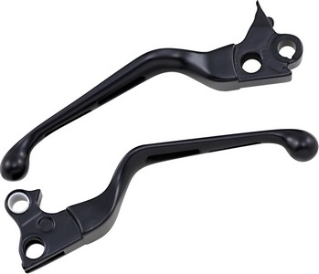 Drag Specialties Lever Set Slotted Wide Blade Black Levers Slot Blk 96 i gruppen Reservdelar & Tillbehr / Styren & Tillbehr / Handtag, Reglage & Tillbehr  / Handtags-kit hos Blixt&Dunder AB (06100142)