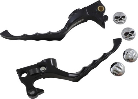Kuryakyn Levers Zombie Black Levers Zombie - Xl 04-13 - Bla i gruppen Reservdelar & Tillbehr / Styren & Tillbehr / Handtag, Reglage & Tillbehr  / Handtags-kit hos Blixt&Dunder AB (06100669)