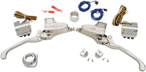 Pm Handlebar Control Kits Hydraulic Chrome Hand Ctrl Set 9/16 Hyd Ch i gruppen Reservdelar & Tillbehr / Styren & Tillbehr / Handtag, Reglage & Tillbehr  / Handtags-kit hos Blixt&Dunder AB (06101674)