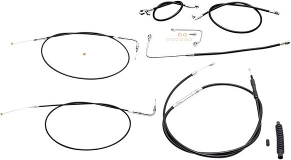 La Choppers Handlebar Cable/Brake & Clutch Line/Wire Kits And Componen i gruppen Reservdelar & Tillbehr / Styren & Tillbehr / Vajersatser / Vajersats Softail hos Blixt&Dunder AB (06101779)
