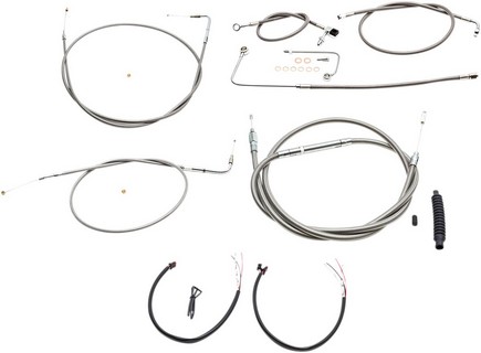 La Choppers Handlebar Cable/Brake & Clutch Line/Wire Kits And Componen i gruppen Reservdelar & Tillbehr / Styren & Tillbehr / Vajersatser / Vajersats Softail hos Blixt&Dunder AB (06101796)