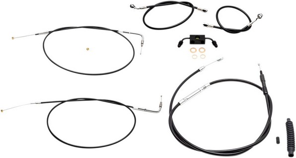 La Choppers Handlebar Cable/Brake & Clutch Line/Wire Kits And Componen i gruppen Reservdelar & Tillbehr / Styren & Tillbehr / Vajersatser / Vajersats Dyna hos Blixt&Dunder AB (06101827)