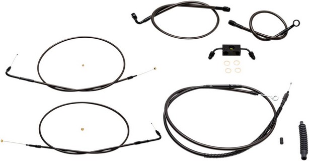 La Choppers Handlebar Cable/Brake & Clutch Line/Wire Kits And Componen i gruppen Reservdelar & Tillbehr / Styren & Tillbehr / Vajersatser / Vajersats Sportster hos Blixt&Dunder AB (06101849)