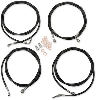 La Choppers Handlebar Cable/Brake & Clutch Line/Wire Kits And Componen i gruppen Reservdelar & Tillbehr / Styren & Tillbehr / Vajersatser / Vajersats Touring hos Blixt&Dunder AB (06101932)