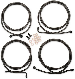 La Choppers Handlebar Cable/Brake & Clutch Line/Wire Kits For 15