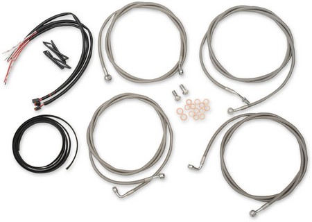 La Choppers Handlebar Cable/Brake & Clutch Line/Wire Kits And Componen i gruppen Reservdelar & Tillbehr / Styren & Tillbehr / Vajersatser / Vajersats Touring hos Blixt&Dunder AB (06101943)