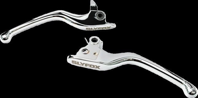 Slyfox Levers - Brake/Clutch - Chrome Levers Brake/Clutch 2021-2023 i gruppen Reservdelar & Tillbehr / Styren & Tillbehr / Handtag, Reglage & Tillbehr  / Handtags-kit hos Blixt&Dunder AB (06102298)