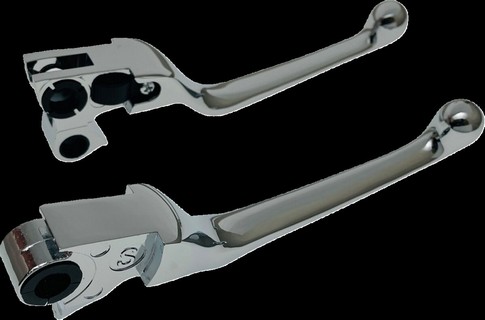 Drag Specialties Lever Set Narrow Chr 96-17 Bt Lever Set Narrow Chrome i gruppen Reservdelar & Tillbehr / Styren & Tillbehr / Handtag, Reglage & Tillbehr  / Handtags-kit hos Blixt&Dunder AB (06102300)