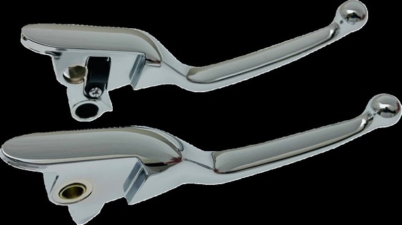 Drag Specialties Lever Set Narrow Chr 08-13 Tour Lever Set Narrow Chro i gruppen Reservdelar & Tillbehr / Styren & Tillbehr / Handtag, Reglage & Tillbehr  / Handtags-kit hos Blixt&Dunder AB (06102304)