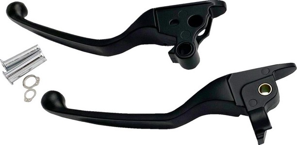 Drag Specialties Lever Set Narrow Blk 08-13 Tour Lever Set Narrow Matt i gruppen  hos Blixt&Dunder AB (06102305)