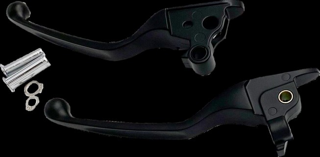Drag Specialties Lever Set Narrow Blk 08-13 Tour Lever Set Narrow Matt i gruppen Reservdelar & Tillbehr / Styren & Tillbehr / Handtag, Reglage & Tillbehr  / Handtags-kit hos Blixt&Dunder AB (06102305)