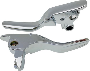 Drag Specialties Lever Set Short Chr 08-13 Tour Lever Set Short Chrome i gruppen  hos Blixt&Dunder AB (06102306)