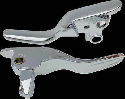 Drag Specialties Lever Set Short Chr 08-13 Tour Lever Set Short Chrome i gruppen Reservdelar & Tillbehr / Styren & Tillbehr / Handtag, Reglage & Tillbehr  / Handtags-kit hos Blixt&Dunder AB (06102306)