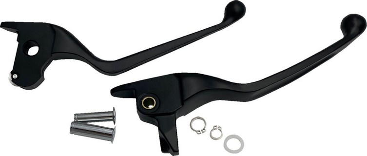 Drag Specialties Lever Set Narrow Blk 14-16 Tour Lever Set Narrow Matt i gruppen Reservdelar & Tillbehr / Styren & Tillbehr / Handtag, Reglage & Tillbehr  / Handtags-kit hos Blixt&Dunder AB (06102309)