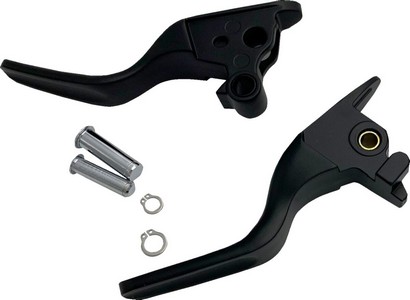 Drag Specialties Lever Set Short Blk 18-23 Softail Lever Set Short Mat i gruppen  hos Blixt&Dunder AB (06102324)