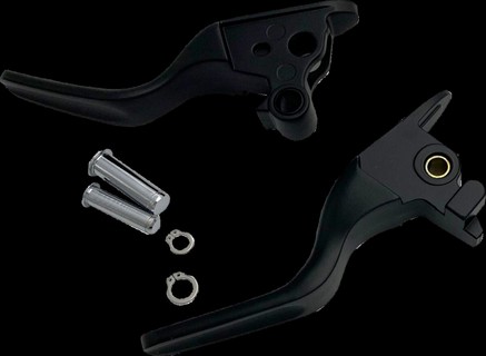 Drag Specialties Lever Set Short Blk 18-23 Softail Lever Set Short i gruppen Reservdelar & Tillbehr / Styren & Tillbehr / Handtag, Reglage & Tillbehr  / Handtags-kit hos Blixt&Dunder AB (06102324)