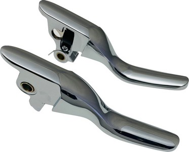 Drag Specialties Lever Set Short Chr 21-23 Tour Lever Set Short Chrome i gruppen  hos Blixt&Dunder AB (06102327)