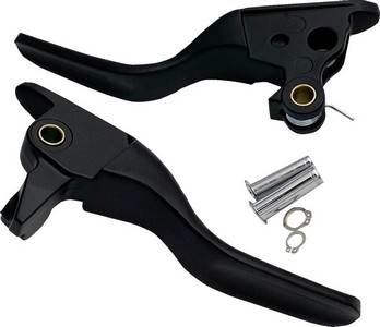 Drag Specialties Lever Set Short Blk 21-23 Tour Lever Set Short Matte i gruppen  hos Blixt&Dunder AB (06102328)