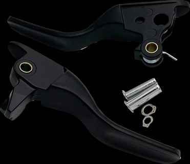Drag Specialties Lever Set Short Blk 21-23 Tour Lever Set Short Matte i gruppen Reservdelar & Tillbehr / Styren & Tillbehr / Handtag, Reglage & Tillbehr  / Handtags-kit hos Blixt&Dunder AB (06102328)