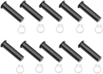 Drag Specialties Pivot Pin/Clip Kits Black Pin Pivt Blk 04-19Xl 10Pk i gruppen Reservdelar & Tillbehr / Styren & Tillbehr / Handtag, Reglage & Tillbehr  / vrigt Handtag hos Blixt&Dunder AB (06170196)