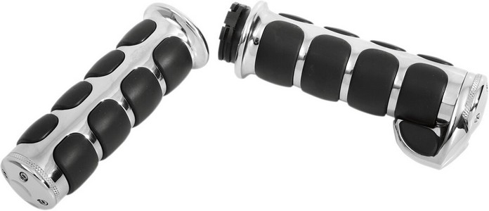 Kuryakyn Premium Iso-Grips For Dual Cable Throttle Grip Premium Iso Ch i gruppen  hos Blixt&Dunder AB (06300182)