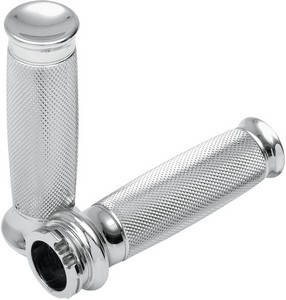Grips Vice Dual Cable Chrome Grips Vice Knurl Chrome i gruppen  hos Blixt&Dunder AB (06300441)