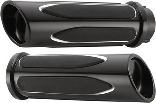 Arlen Ness Grips Deep Cut Comfort Deep Cut Throttle By Wire Black Grip i gruppen Reservdelar & Tillbehr / Styren & Tillbehr / Handtag, Reglage & Tillbehr  / Handtag hos Blixt&Dunder AB (06300977)