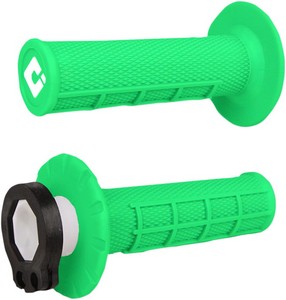 Odi Mx V2 Lock-On Half-Waffle Grip Flo Green Grip 1/2 Waffle Mx Fl Grn i gruppen  hos Blixt&Dunder AB (06302273)