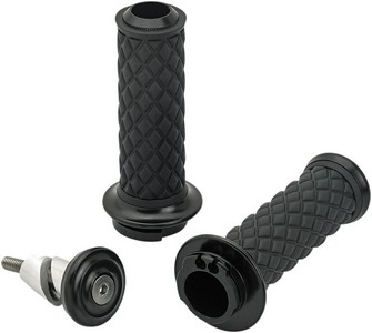 Biltwell Alumicore Double-Cable Grips Black Grips i gruppen Reservdelar & Tillbehr / Styren & Tillbehr / Handtag, Reglage & Tillbehr  / Handtag hos Blixt&Dunder AB (06302320)