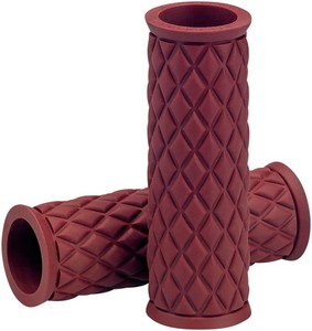 Biltwell Alumicore Grip Sleeves Tpv Rubber Oxblood Grips Alumicore Rep i gruppen Reservdelar & Tillbehr / Styren & Tillbehr / Handtag, Reglage & Tillbehr  / Handtag hos Blixt&Dunder AB (06302326)