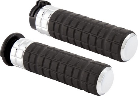 Arlen Ness Grips - Speedliner - Tbw - Chrome Grips - Speedliner - Tbw i gruppen Reservdelar & Tillbehr / Styren & Tillbehr / Handtag, Reglage & Tillbehr  / Handtag hos Blixt&Dunder AB (06302909)